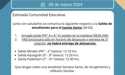 Salida Estudiantes Jueves Santo