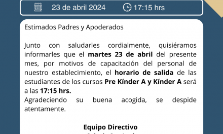 Salida Pre Kinder A y Kinder A